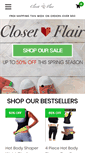 Mobile Screenshot of closetflair.com